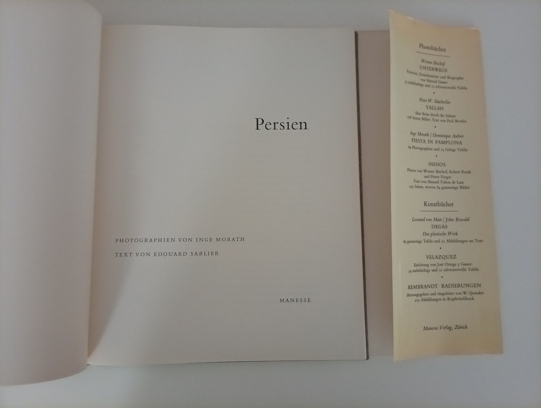 Livres: PERSIEN, Inge Morath – D'occasion à Locarno par edn.vintage 1