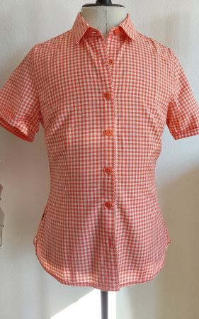 Hemd Bluse L Icebreaker rotweiß Merino