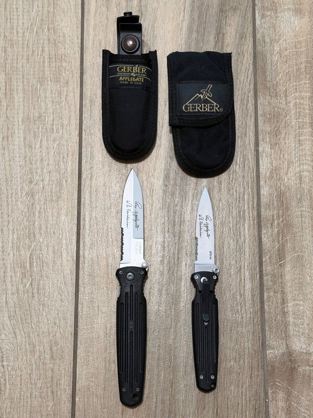 Gerber Militärmesser: Gerber Applegate Set: Combat Folder + Covert First Run ATS34 – Neu (gemäss Beschreibung) aus Liestal von ElektraG 7