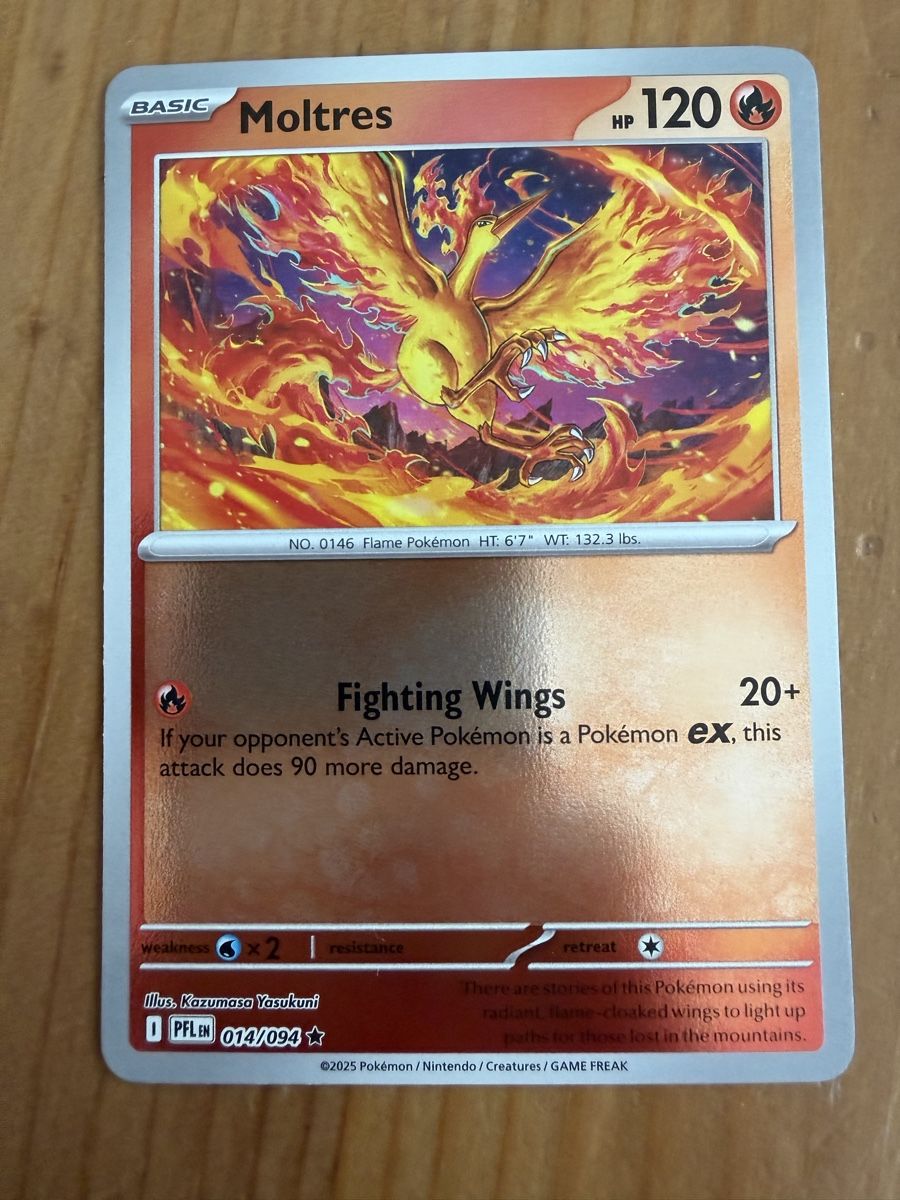 Pokémon Carte collezionabili: Moltres (PFL014) – Nuovo (secondo la descrizione) da Vevey venduto da Matx