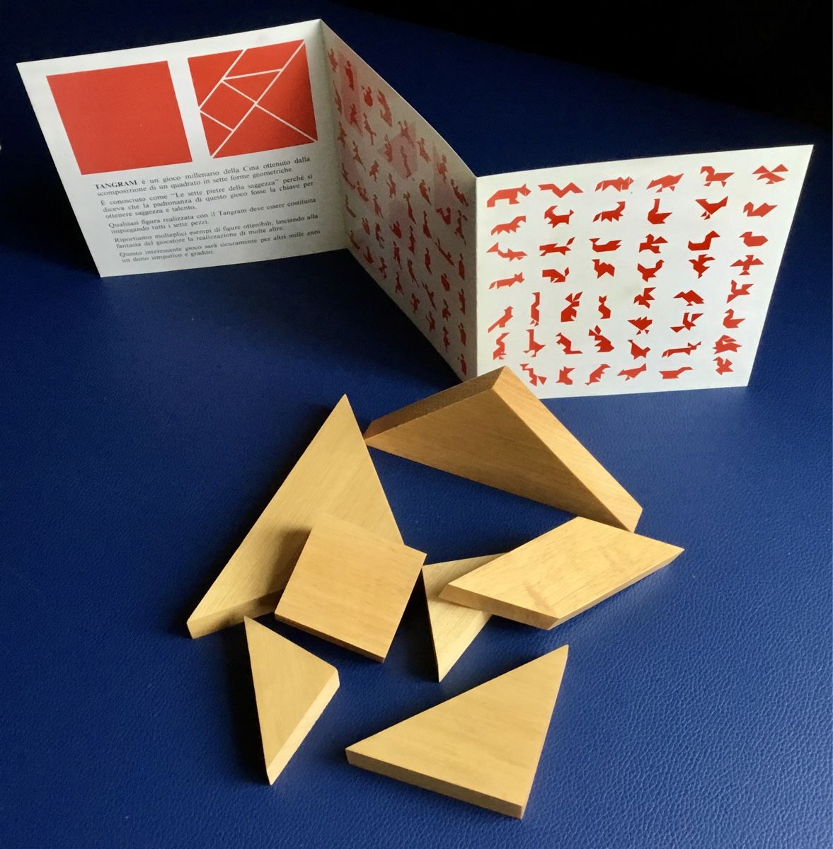 Giochi: Tangram, Jeu en bois vintage de Dal Negro, – Nuovo e nell'imballaggio originale da Commugny venduto da rit_5lq2 2