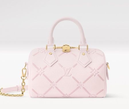Exquisite Louis Vuitton Speedy 20 Tasche in zartem Rosa