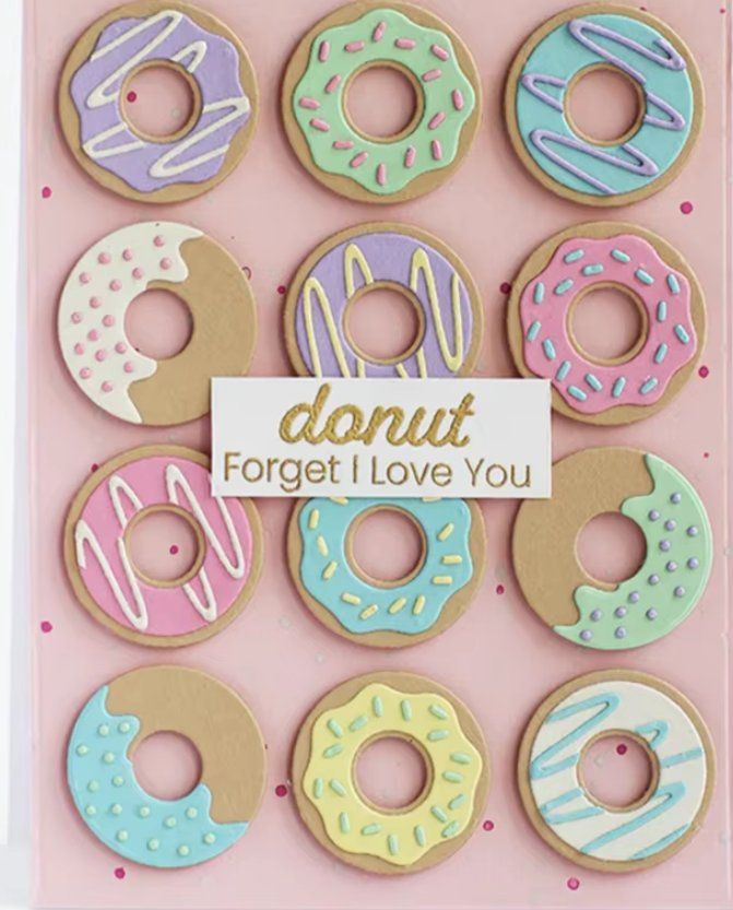 Sciablone: Neues Stanzschablonen-Set Donuts – Nuovo e nell'imballaggio originale da Effretikon venduto da wenuss