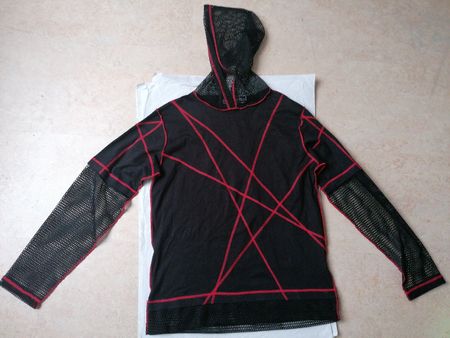 Gothik Kapuzenpulli "Dark Star" / Gr. S/M