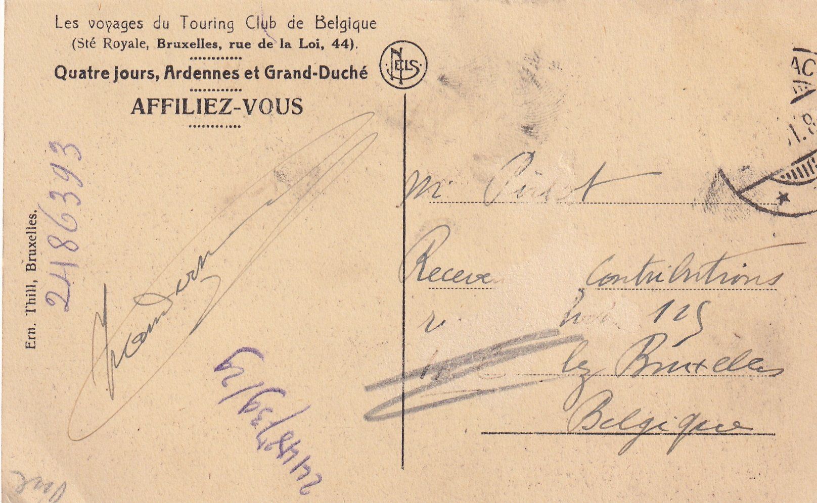 Cartoline postali: Luxembourg - Pont Adolphe – Usato da Hombrechtikon venduto da Rudolf07 1