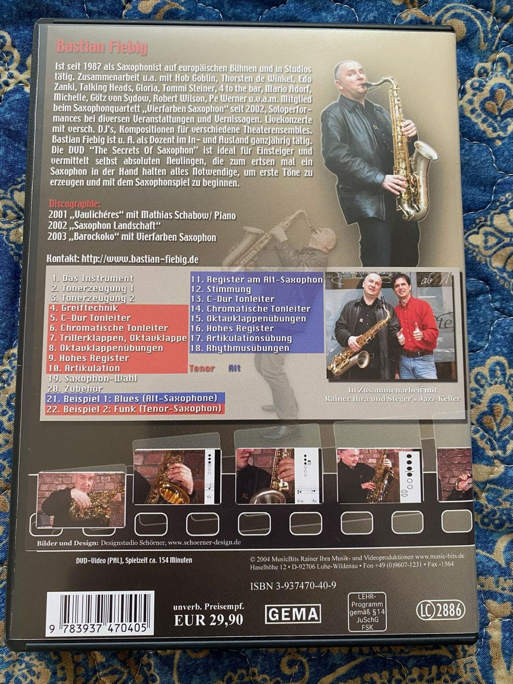 Tutti i DVDs: Secrets of Saxophone (DVD) – Usato da Baden venduto da Customer 1