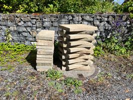 Gartenplatten aus Zement