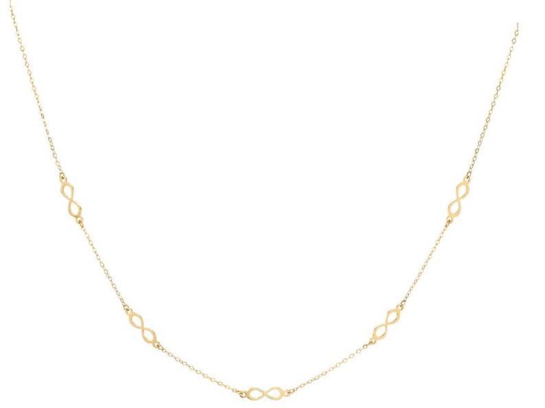 Catenine: Collier Infinity 9K GG Christ – Nuovo e nell'imballaggio originale da Teufenthal AG venduto da yul_x526