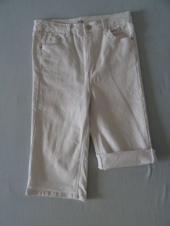 Jeans kurze Hose weiss Gr. 40