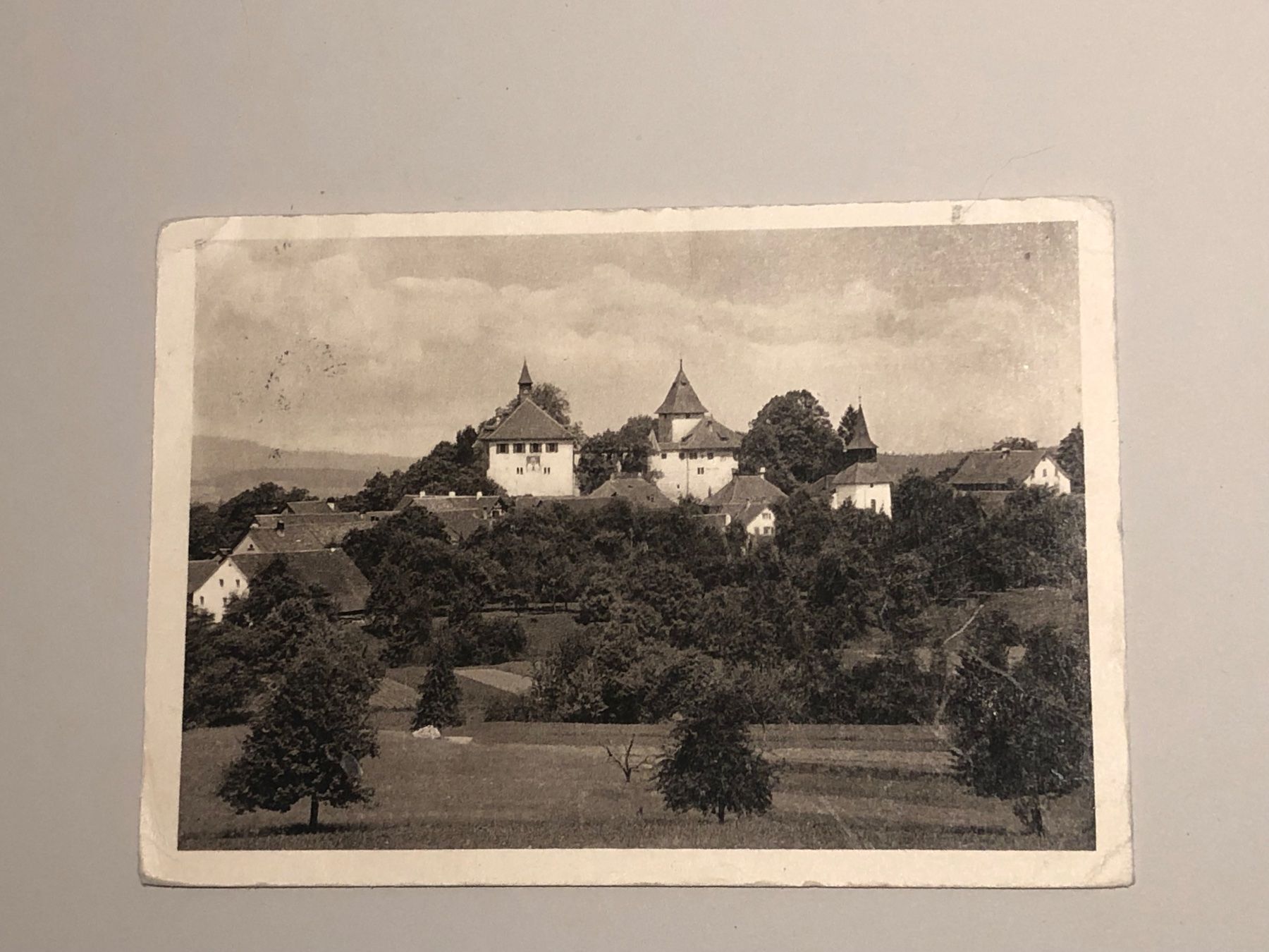 Cartoline postali: uralte Ansichtskarte KYBURG ZH – Usato da Lufingen venduto da Rac0