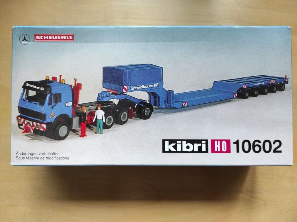 Kit De Montage Kibri 10407 MB Scheuerle 1/87 H0 - Camion Mercedes-Benz Rare, Allemagne
