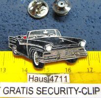 FORD FAIRLANE 1957 CABRIO AUTO PIN ENAMEL MIT SECURITY-CLIP
