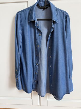 Chemise en jean Massimo Dutti bleu taille S