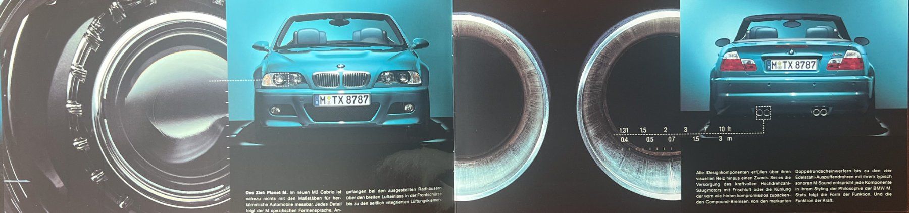 BMW Dokumente: ORIGINAL PROSPEKT | 3ER-BMW M3 CABRIO - TYP E46 | AB 01.2001 – Gebraucht aus Unterägeri von Isha04 3