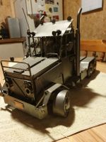 Metall Truck und Motorrad