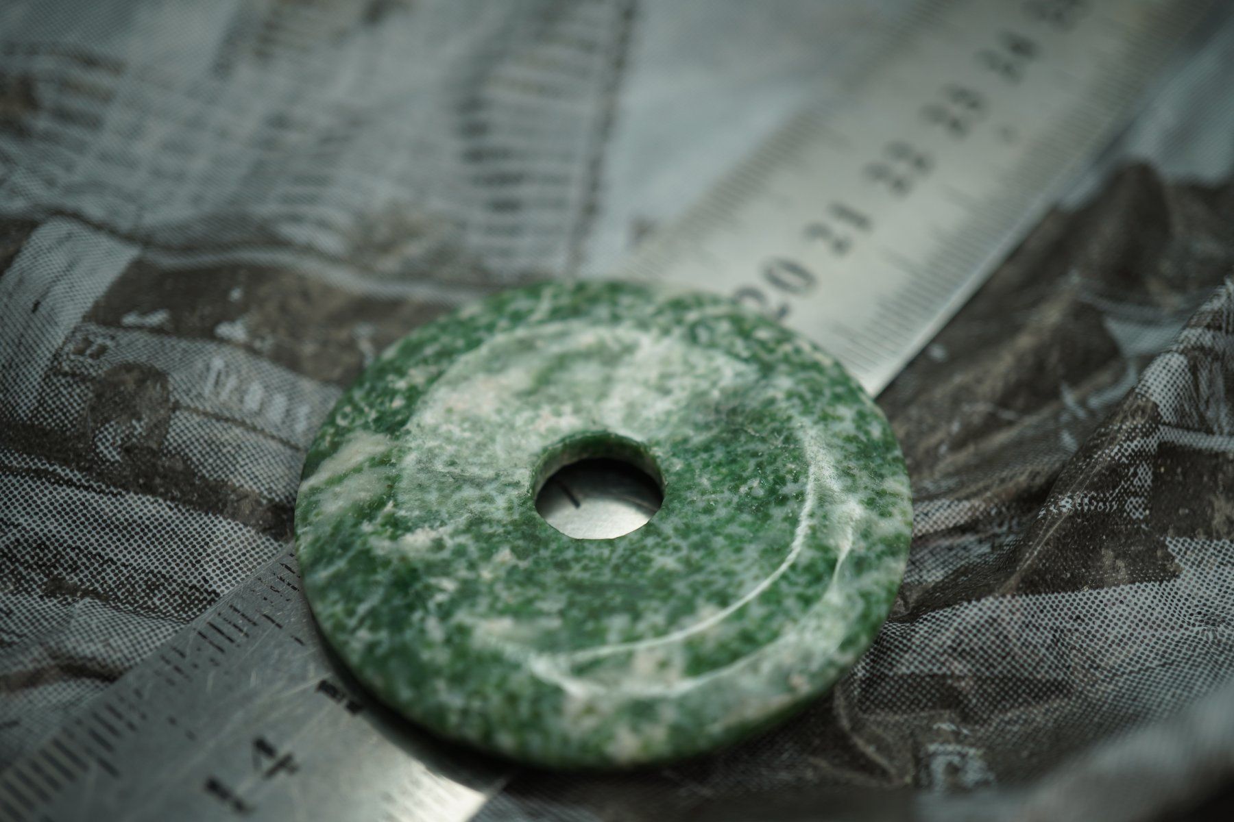 Minerali & Pietre curative: Baum Jaspis  Pi Scheibe  ca45mm    ab  1.-     Räumung – Nuovo e nell'imballaggio originale da Eschenbach SG venduto da topstone 5