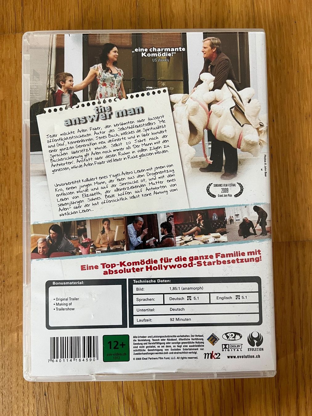 Tous les DVDs: DVD "The answer man" – D'occasion à Grosswangen par Vita500 1