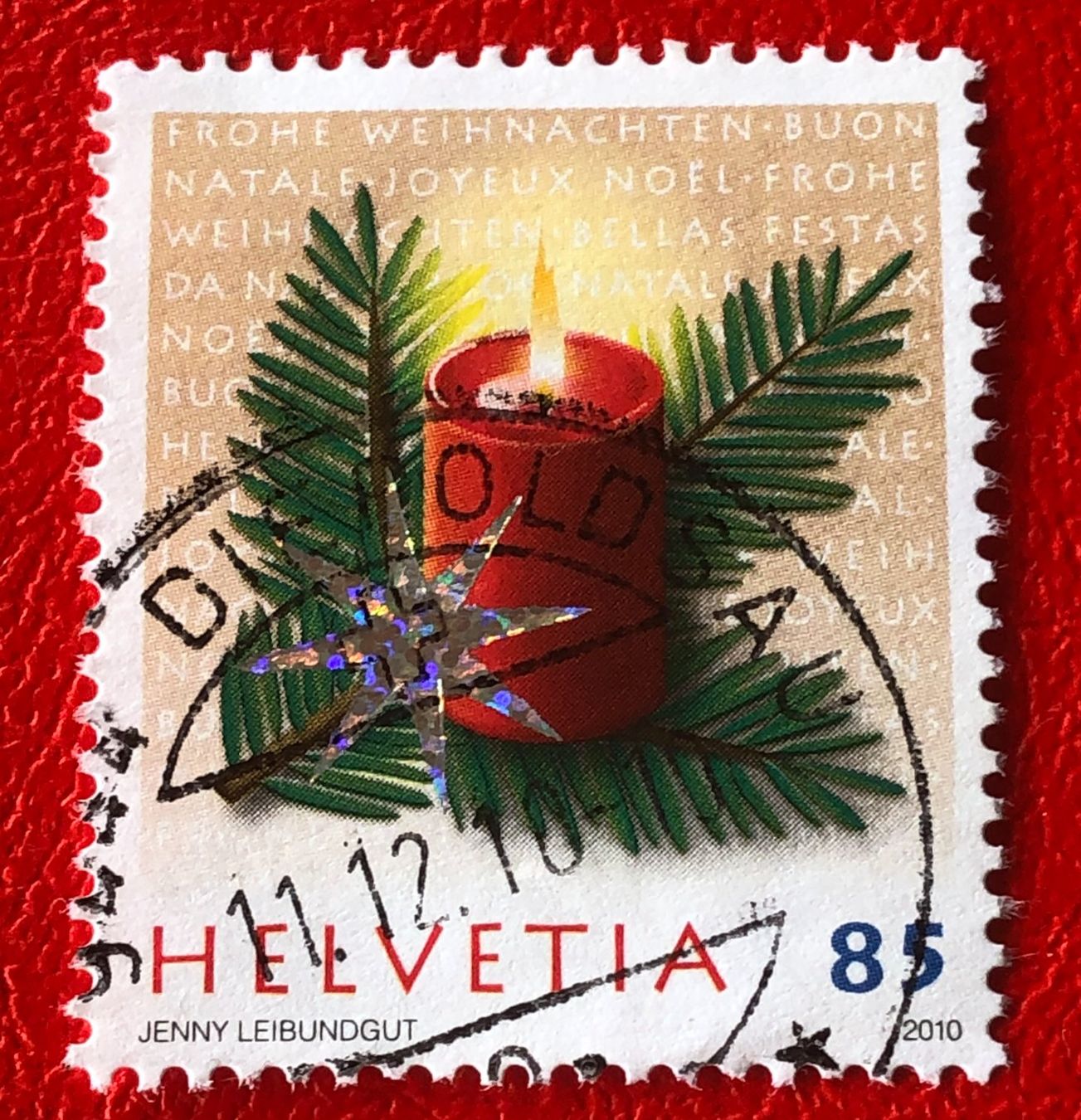 Tutti i francobolli: Nr.1373  Kerze 2010 mit Stempel    – Usato da Aarau venduto da Billa007