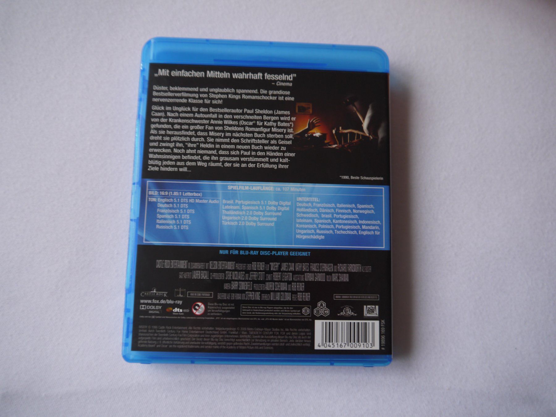 Tutti i DVDs: Stephen King-MISERY(1990)-selten – Usato da Hagendorn venduto da Blaf 1
