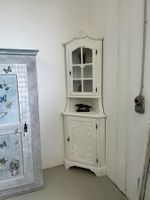 Eckvitrine Schrank Ornamente weiss vintage börnie's