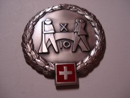 Beretabzeichen Schweiz, Metall,