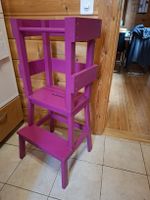 Kinder Lernturm Holz Lila 👍