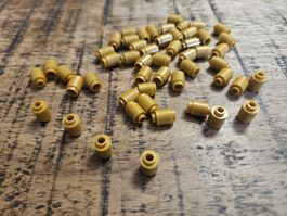 lego 3062 lot de 50 pièces Pearl Gold Brick, Round 1 x 1