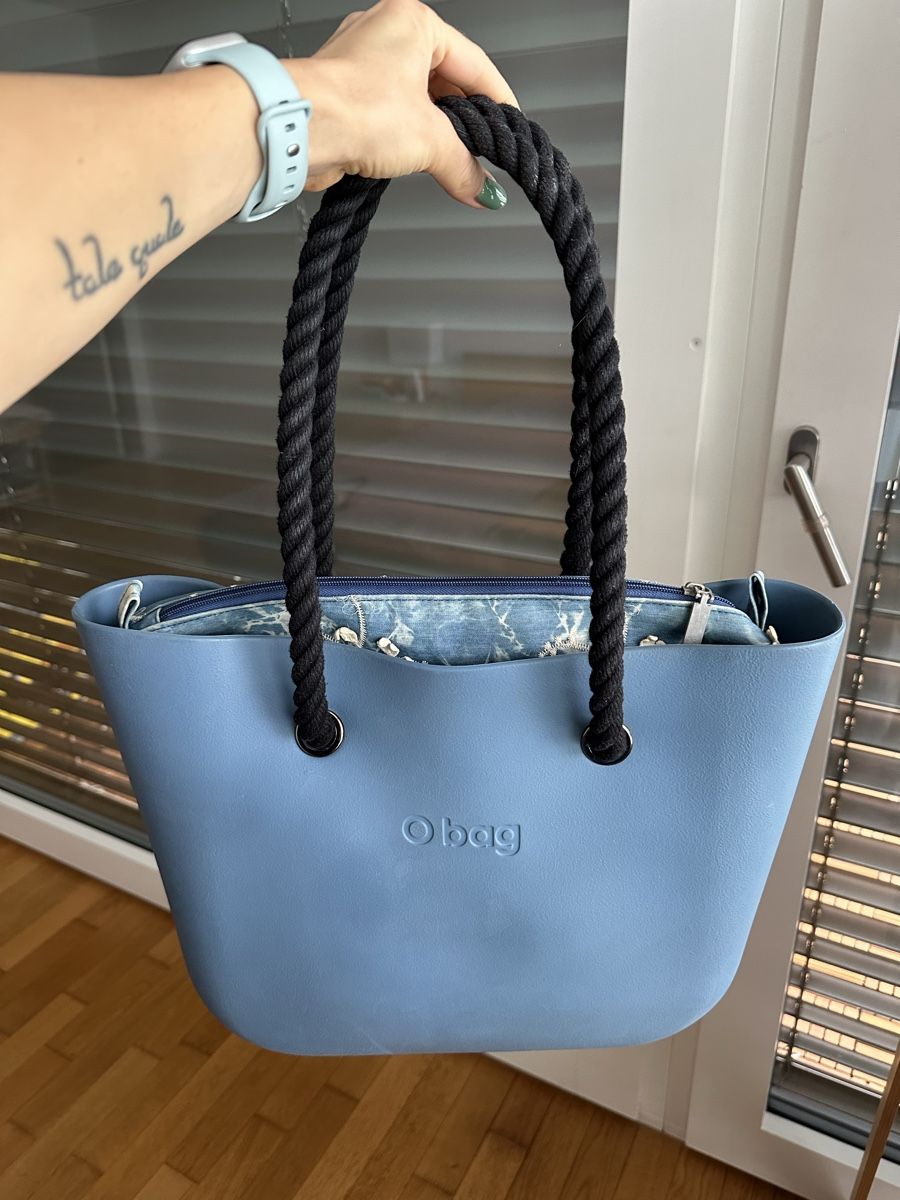 Obag Borse da donna: Blau Obag Tasche mit Innentasche – Usato da Dietikon venduto da vickydrum