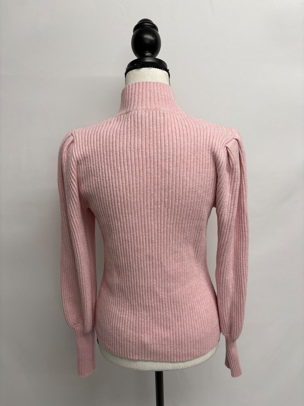 Only Maglioni & Felpe: Only rosa Strickpullover Stehkragen L Viskose gerippt – Nuovo (secondo la descrizione) da Regensdorf venduto da secondchancefashion 2