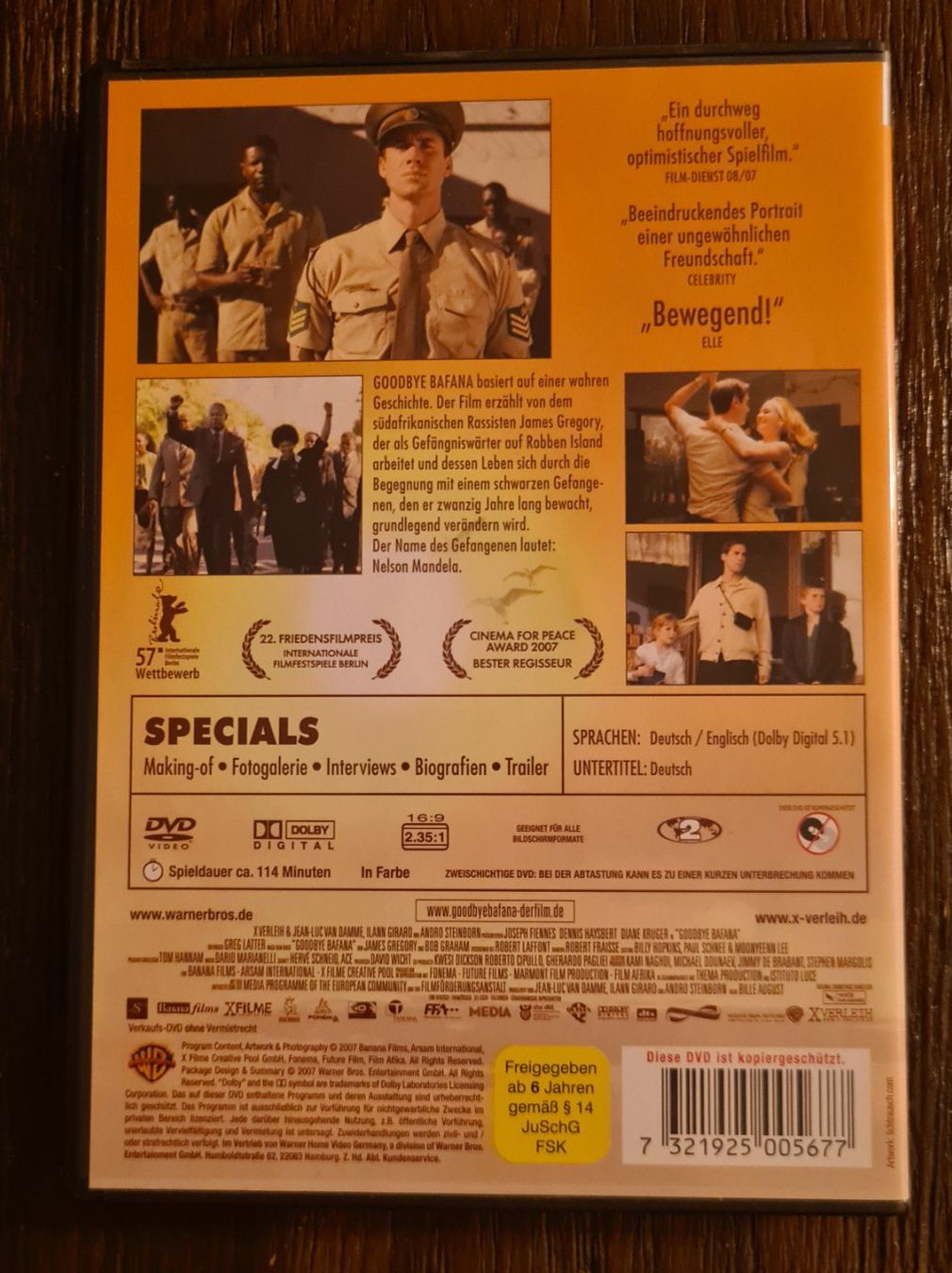 Tutti i DVDs: Goodbye Bafana (H) – Nuovo (secondo la descrizione) da Oberkirch LU venduto da ThE_CoLLecTor666 1