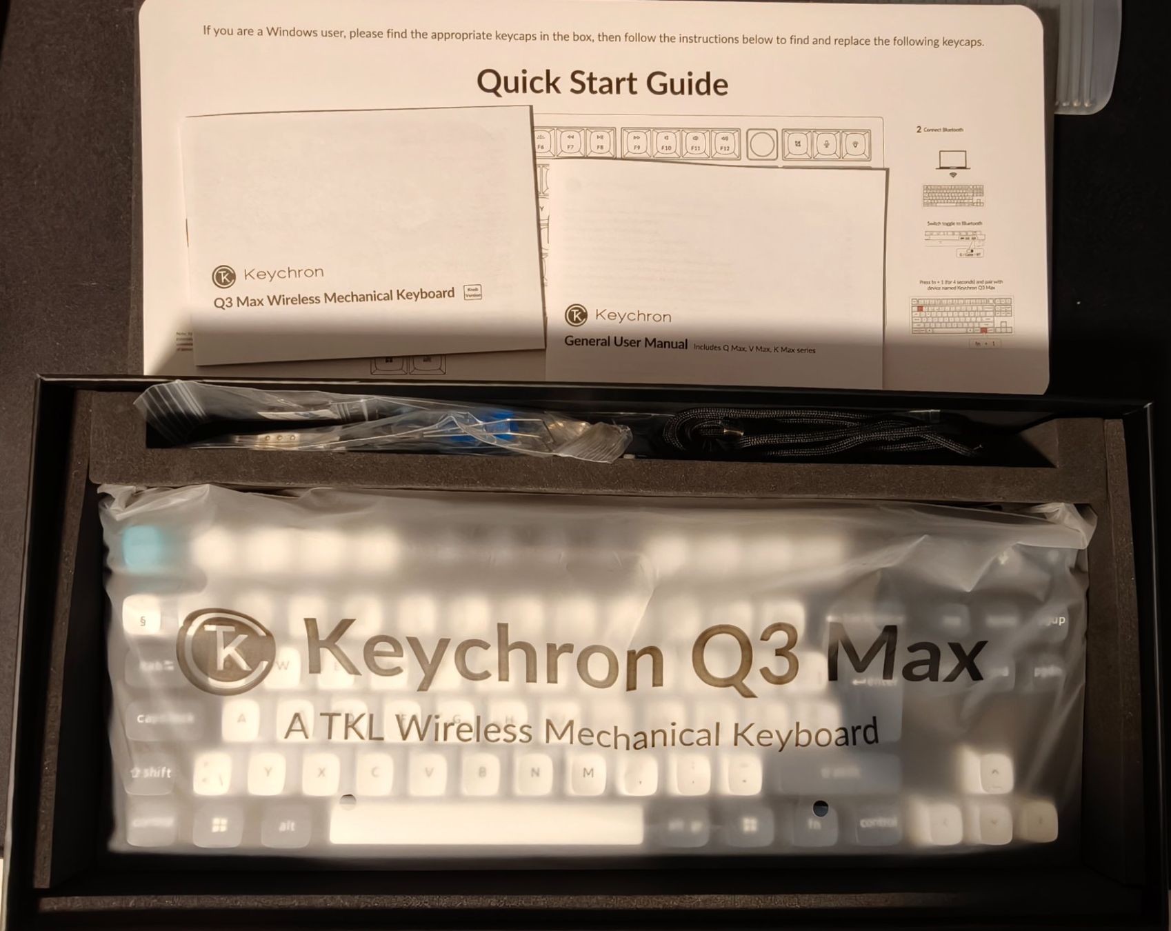 Keychron Tastaturen: Keychron Q3 Max (RED Switches) – Neu (gemäss Beschreibung) aus Erstfeld von URIT 1