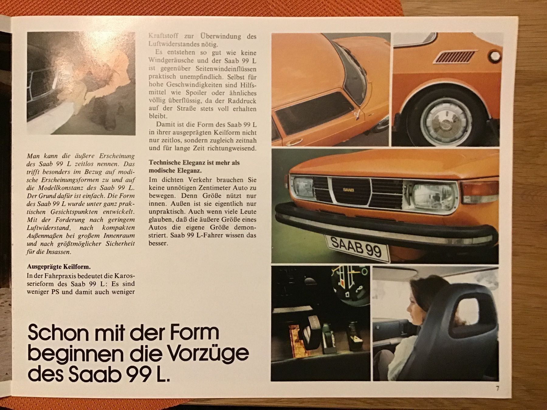 Saab Documenti: Saab 99 L, Verkaufsprospekt 1975 – Usato da Scherzingen venduto da Starseller62 3