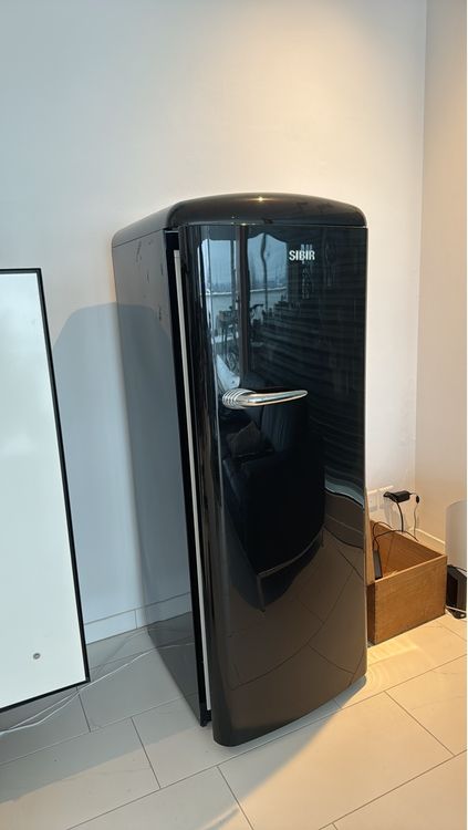 Luxus Khlschrank Retro Schwarz Ebenbild