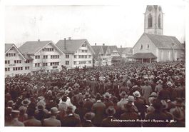 Landsgemeinde Hundwil, Fotokarte gelaufen 1935