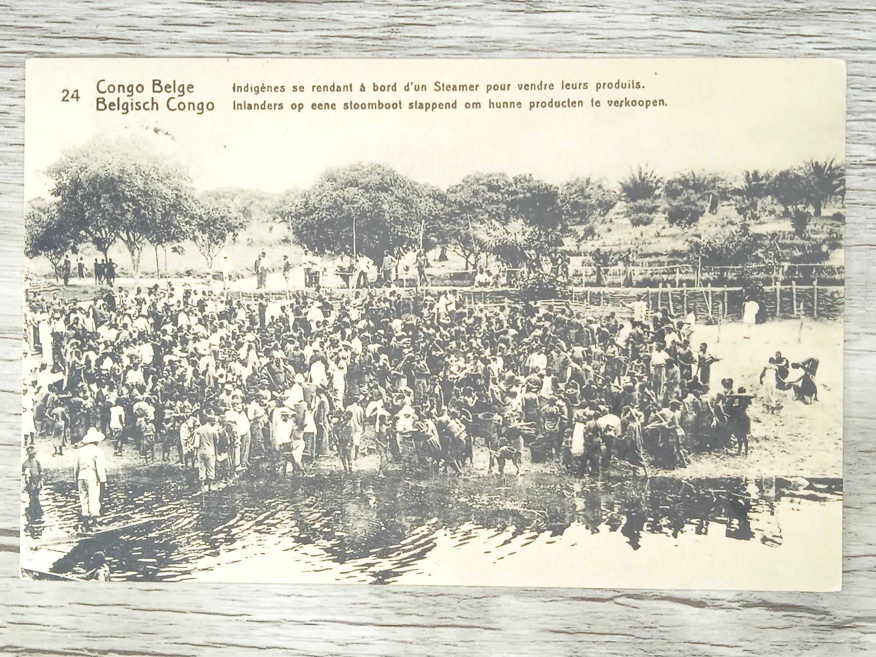 Tutti i francobolli: TR04 Carte Postale + Timbre Congo-Belge 1919 – Usato da Cousset venduto da Patrick_Collections
