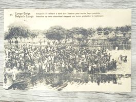 TR04 Carte Postale + Timbre Congo-Belge 1919