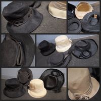4 vintage Damenhüte um 1940