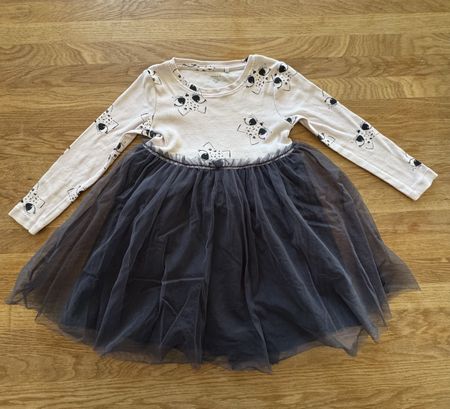Kleid Name It Katzenmuster Tüll Grösse 104 3-4 Jahre