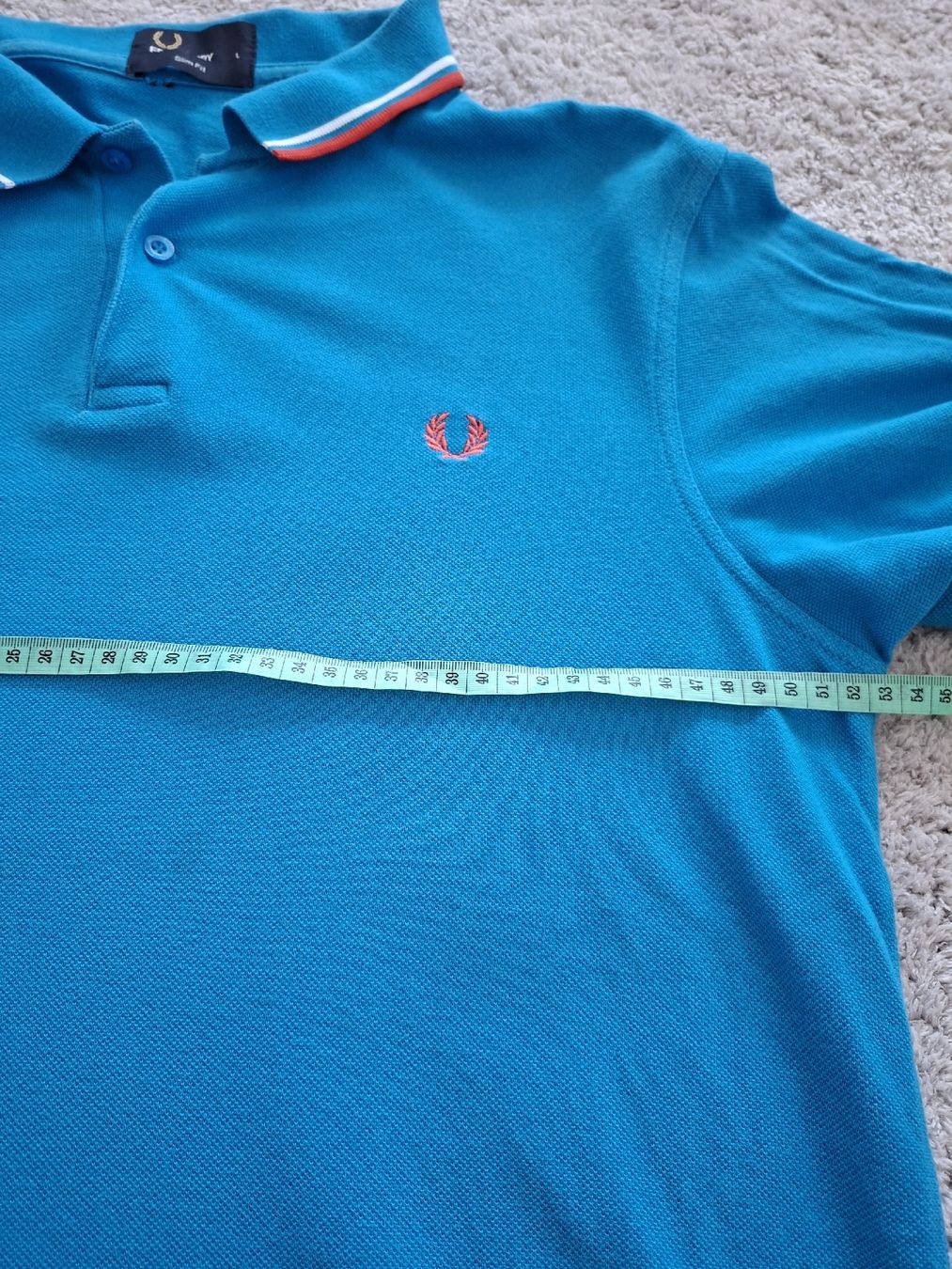 Fred Perry Magliette Polo: Polo Fred Perry bleu taille L slim – Usato da Renens VD venduto da ser_j2fn 3