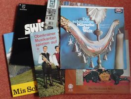 6 Langspielplatten Volksmusik+Märsche