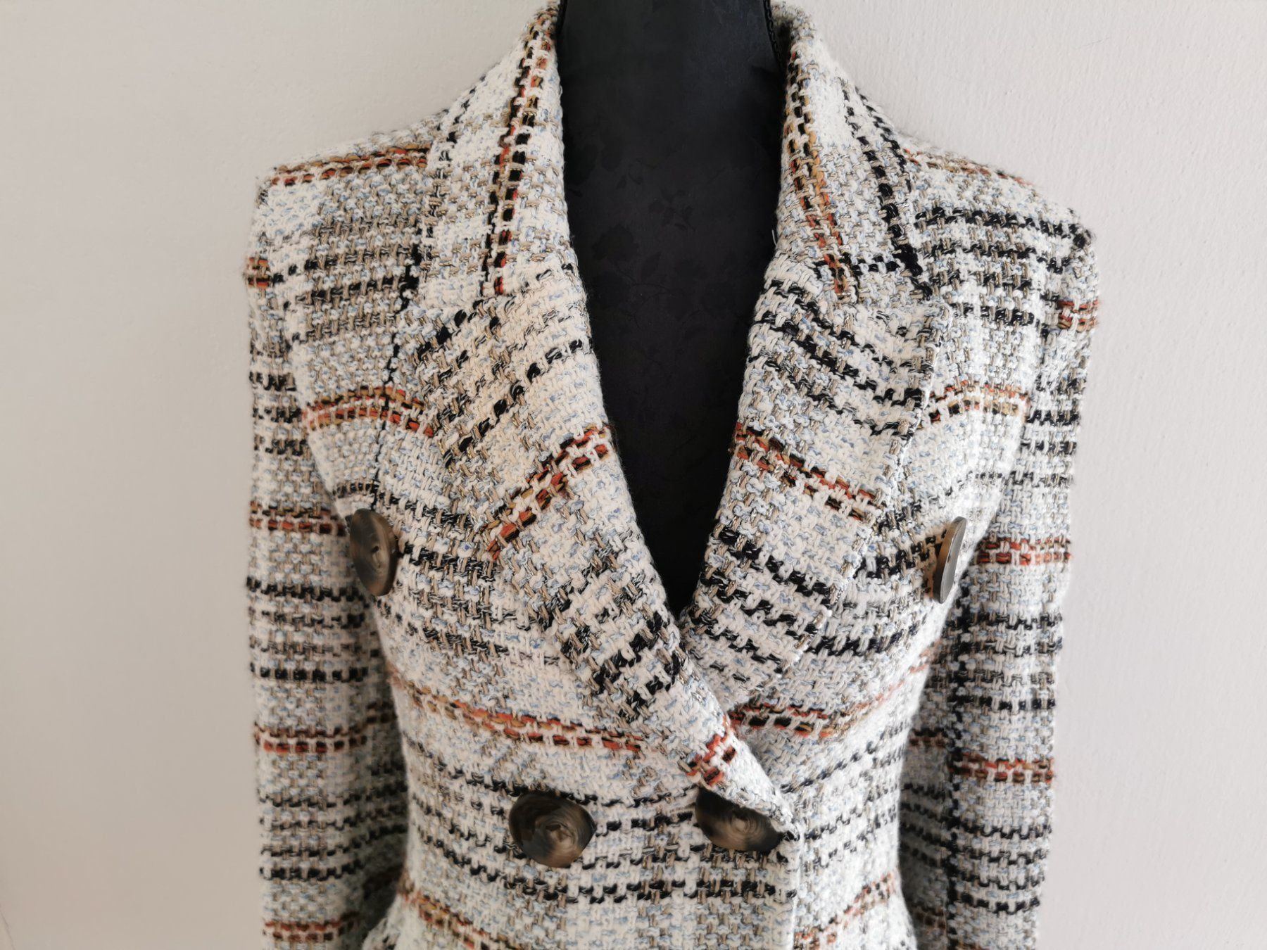 Zara Cappotti: Bouclé Mantel Zara Gr. XS – Usato da Stäfa venduto da flamingo_17 1