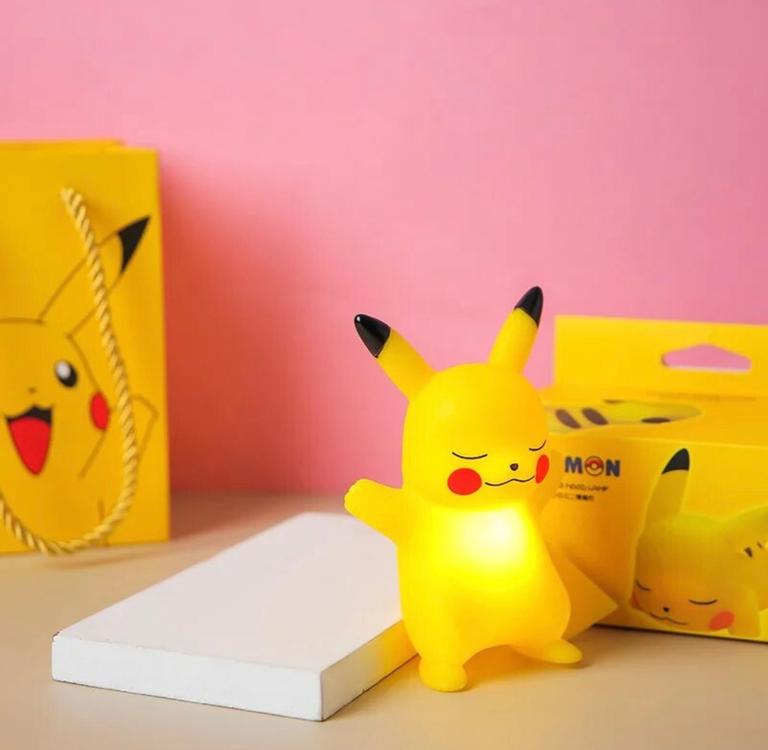 Veilleuse LED Pokémon Pikachu - Lumière De Chevet Manga - Neuve