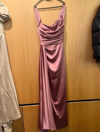 Edles Abendkleid / Ballkleid, Grösse S, Farbe Altrosa