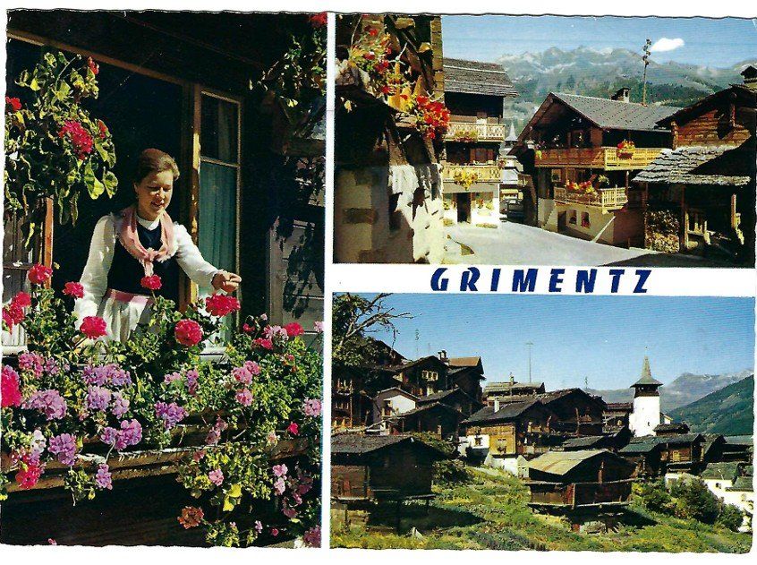Cartoline postali: AK Grimentz VS, Wallis, Schweiz, Top! – Usato da Rheinfelden venduto da wil_m7gh