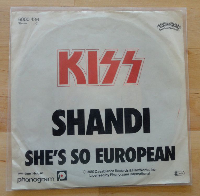 SI KISS shandy 1980 ROCK KLASSIKER | Kaufen auf Ricardo