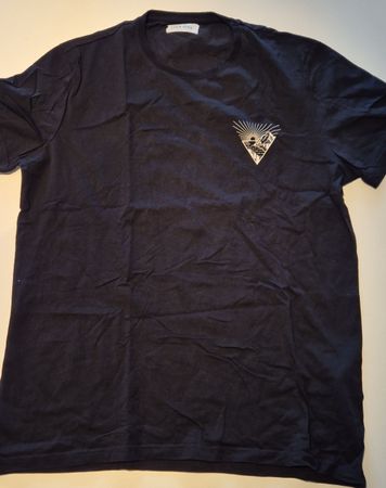 Schwarzes T-Shirt mit Berg Motiv - Sommer Must-have! XL