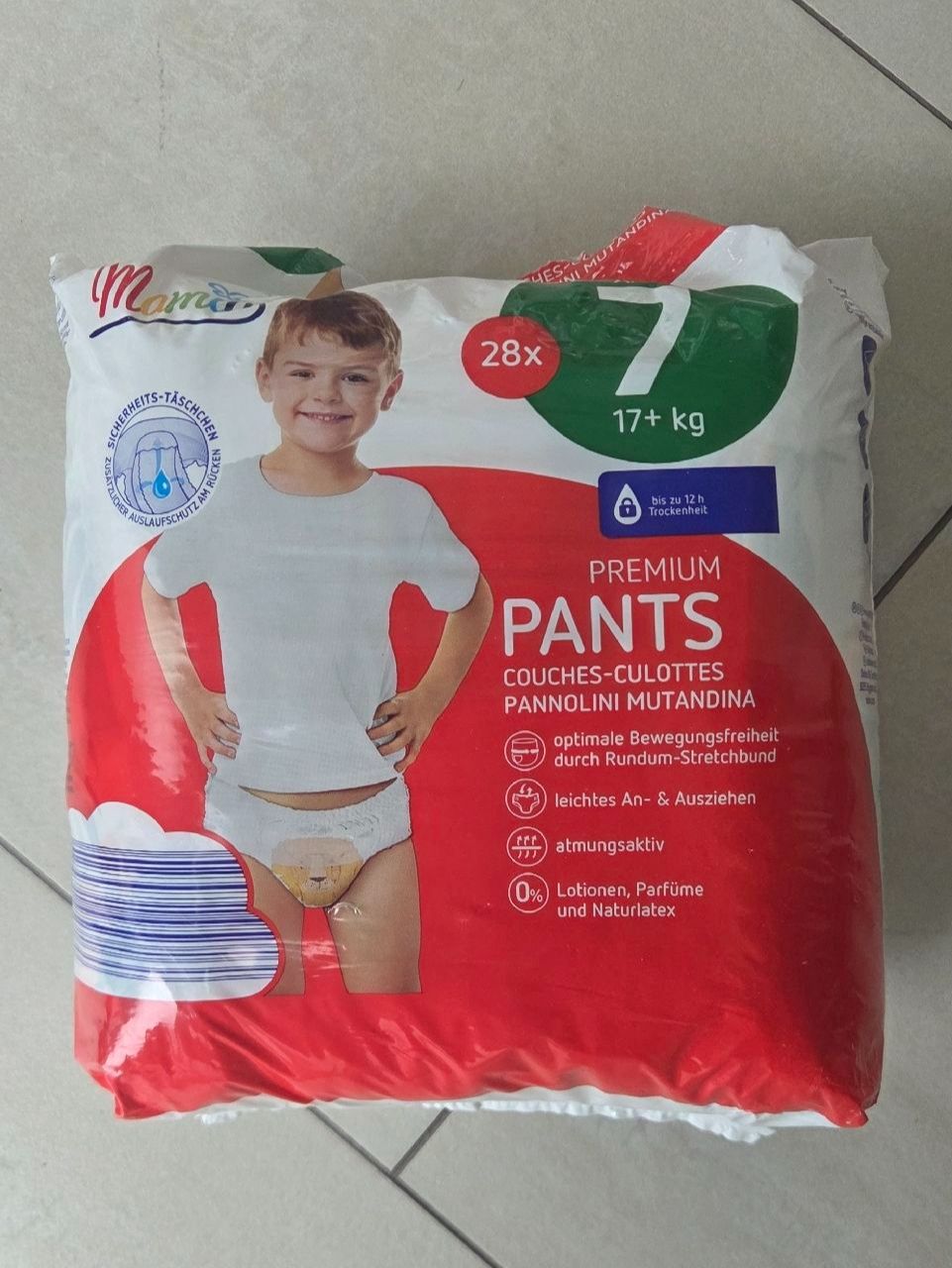 Secchi per pannolini & Pannolini: Aldi Mamia 25 Premium Pants Windeln XXL – Usato da Beinwil am See venduto da gabipetrovay