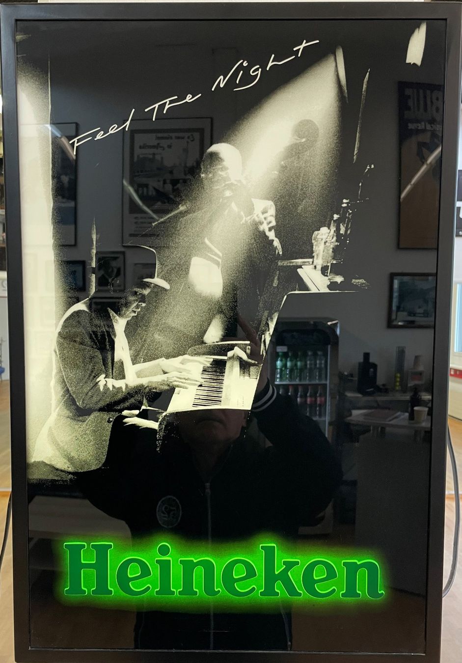 Schilder: Heineken Leuchtreklame " Feel the Night" – Gebraucht aus Neuenhof von joetapdance