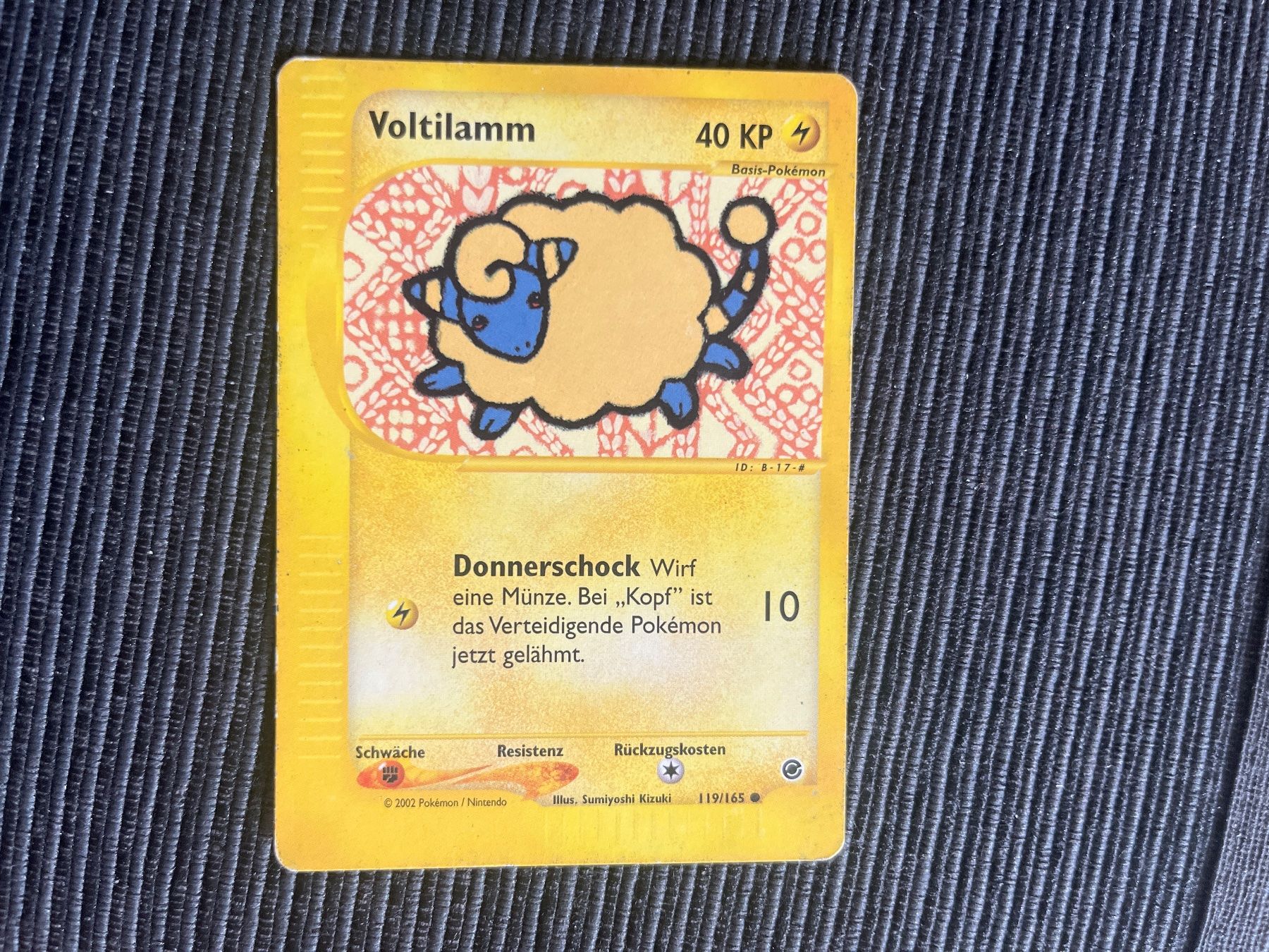 Pokémon Carte collezionabili: Pokemon Voltilamm Expedition Deutsch – Usato da Wabern venduto da Collectfun