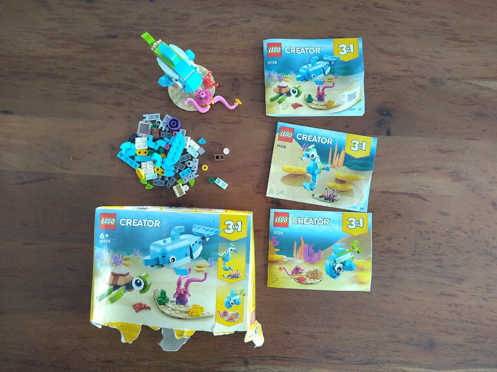 Lego Giocattoli: LEGO Creator 31128 3-in-1 Dolphin and Turtle, Complete – Nuovo (secondo la descrizione) da Zug venduto da martine_ 4
